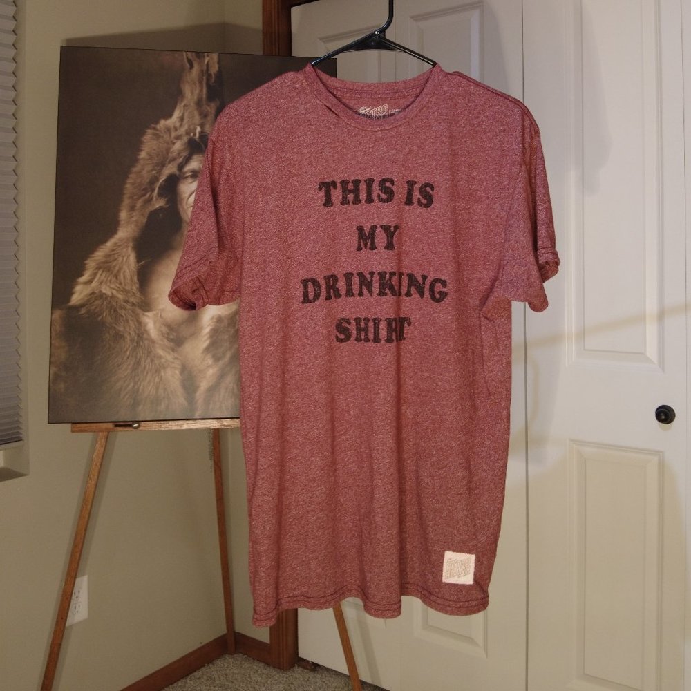 This Is My Drinking Shirt - Large - T Shirt